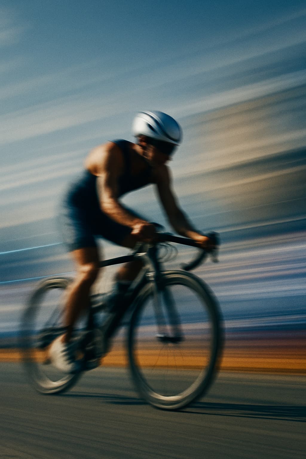 CICLISMO · VELOCIDAD · ATARDECER
